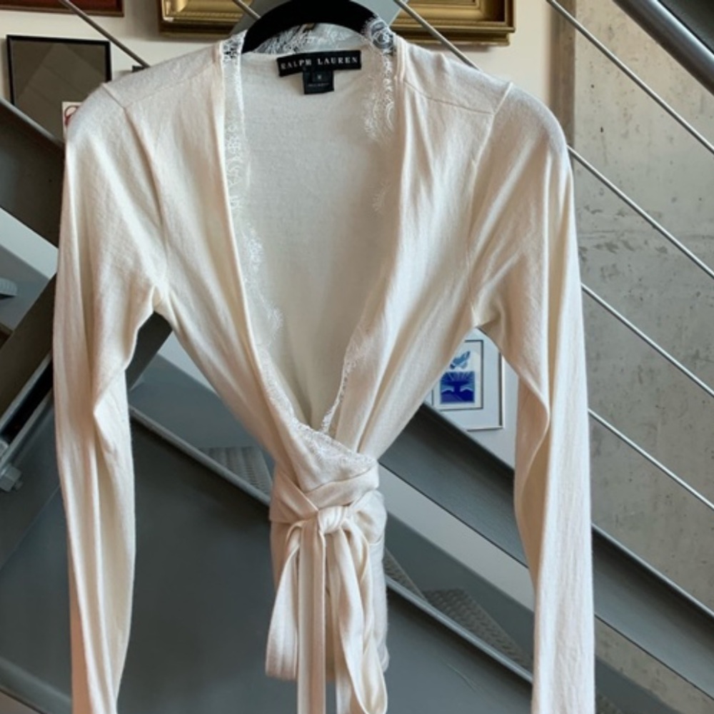 Ralph Lauren Cashmere Wrap Sweater